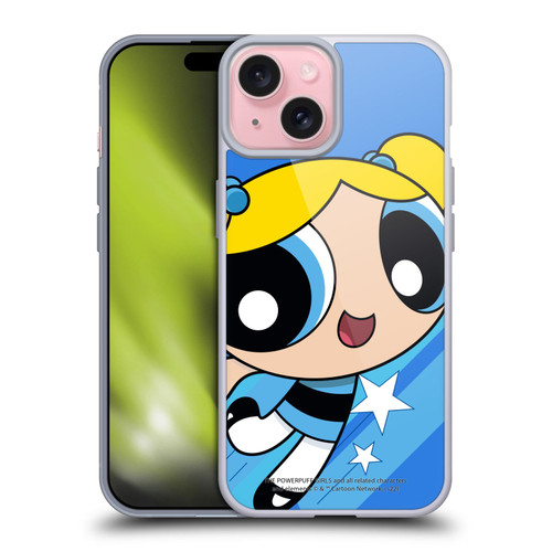 The Powerpuff Girls Graphics Bubbles Soft Gel Case for Apple iPhone 15 & MagSafe