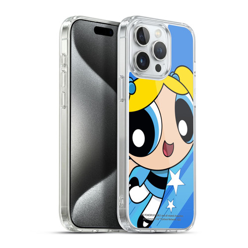 The Powerpuff Girls Graphics Bubbles Soft Gel Case for Apple iPhone 15 Pro Max & MagSafe