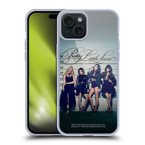 Pretty Little Liars Graphics Season 7 Poster Soft Gel Case for Apple iPhone 15 Plus