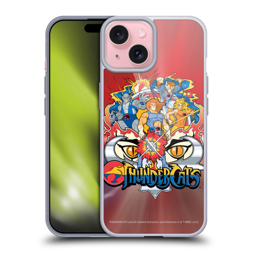 Thundercats Graphics Characters Soft Gel Case for Apple iPhone 15