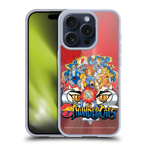 Thundercats Graphics Characters Soft Gel Case for Apple iPhone 15 Pro
