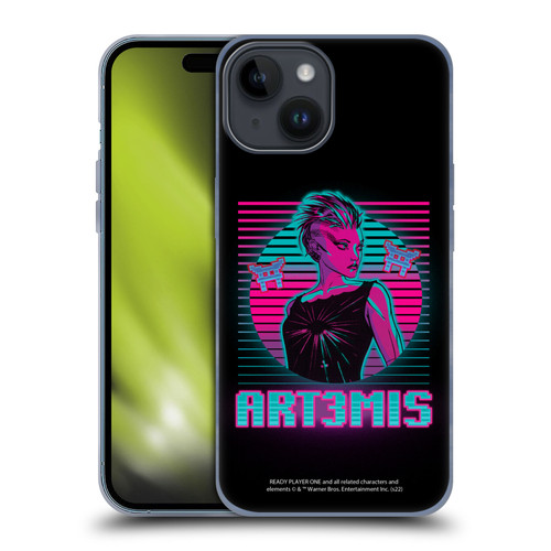 Ready Player One Graphics Character Art Soft Gel Case for Apple iPhone 15