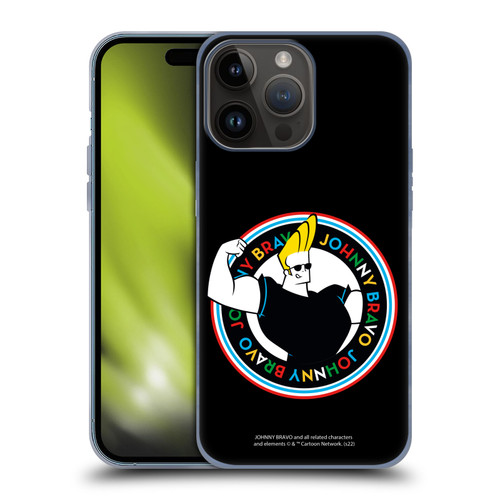 Johnny Bravo Graphics Logo Soft Gel Case for Apple iPhone 15 Pro Max