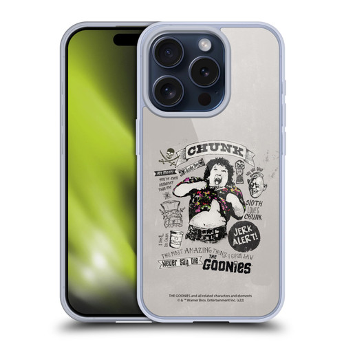 The Goonies Graphics Character Art Soft Gel Case for Apple iPhone 15 Pro