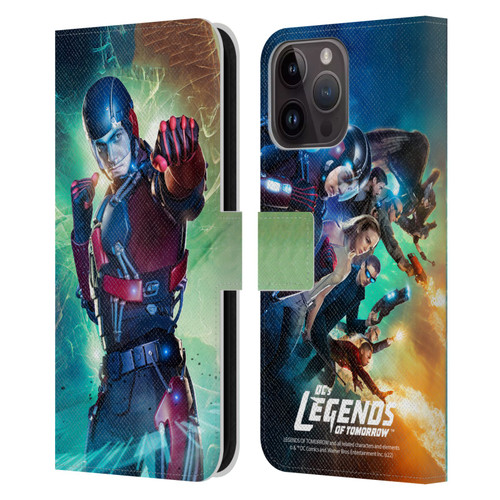Legends Of Tomorrow Graphics Atom Leather Book Wallet Case Cover For Apple iPhone 15 Pro Max