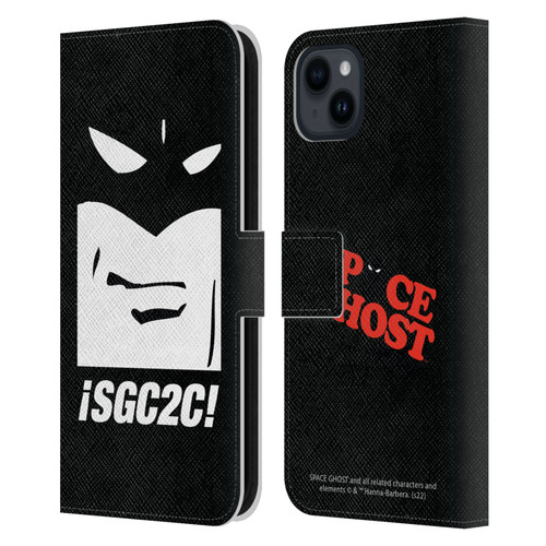 Space Ghost Coast to Coast Graphics Space Ghost Leather Book Wallet Case Cover For Apple iPhone 15 Plus