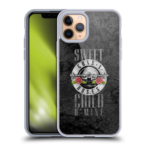 Guns N' Roses Vintage Sweet Child O' Mine Soft Gel Case for Apple iPhone 11 Pro