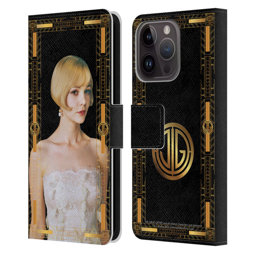 The Great Gatsby Graphics Daisy Leather Book Wallet Case Cover For Apple iPhone 15 Pro