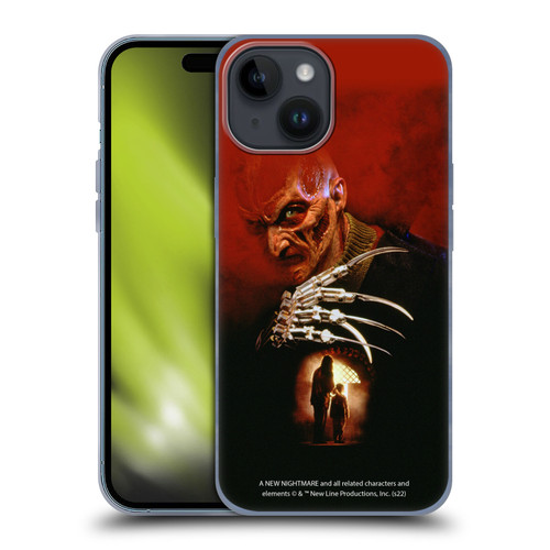 A Nightmare On Elm Street: New Nightmare Graphics Poster Soft Gel Case for Apple iPhone 15