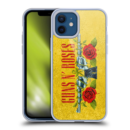 Guns N' Roses Vintage Pistols Soft Gel Case for Apple iPhone 12 / iPhone 12 Pro