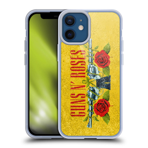 Guns N' Roses Vintage Pistols Soft Gel Case for Apple iPhone 12 Mini