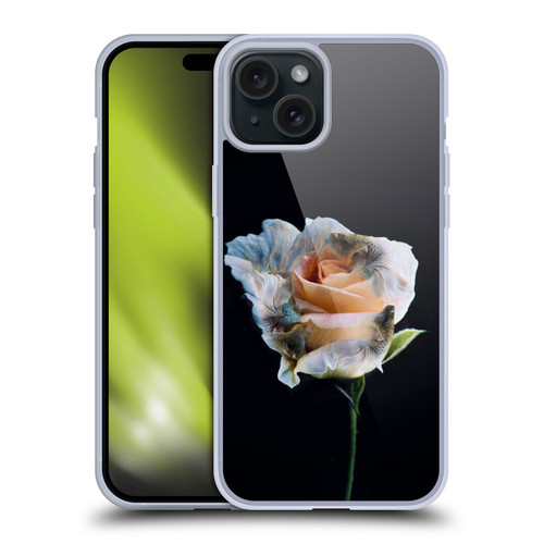 Pixelmated Animals Surreal Pets Betaflower Soft Gel Case for Apple iPhone 15 Plus