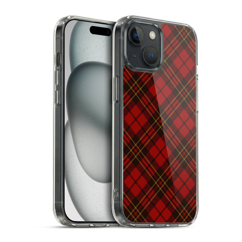 PLdesign Christmas Red Tartan Soft Gel Case for Apple iPhone 15 & MagSafe