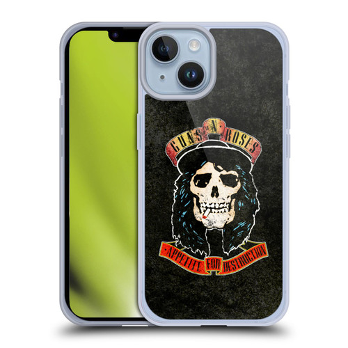 Guns N' Roses Vintage Stradlin Soft Gel Case for Apple iPhone 14