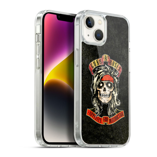 Guns N' Roses Vintage McKagan Soft Gel Case for Apple iPhone 14 Plus