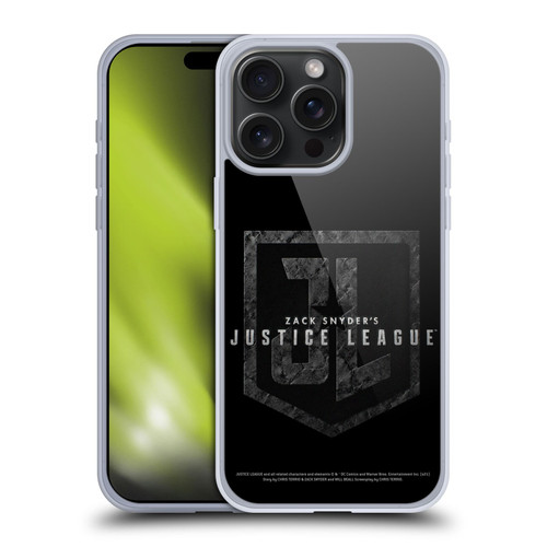 Zack Snyder's Justice League Snyder Cut Character Art Logo Soft Gel Case for Apple iPhone 15 Pro Max
