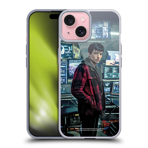 Zack Snyder's Justice League Snyder Cut Photography Barry Allen Soft Gel Case for Apple iPhone 15