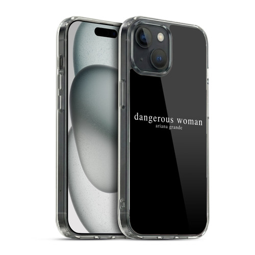 Ariana Grande Dangerous Woman Text Soft Gel Case for Apple iPhone 15