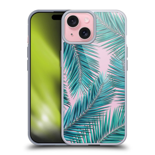 Mark Ashkenazi Banana Life Palm Tree Soft Gel Case for Apple iPhone 15