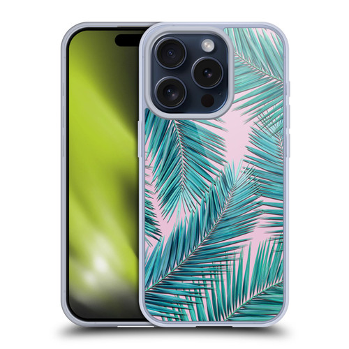 Mark Ashkenazi Banana Life Palm Tree Soft Gel Case for Apple iPhone 15 Pro