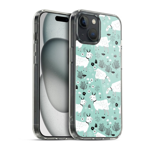 Andrea Lauren Design Animals Goats Soft Gel Case for Apple iPhone 15 & MagSafe