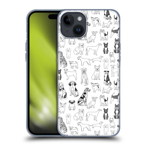 Andrea Lauren Design Animals Canine Line Soft Gel Case for Apple iPhone 15 Plus