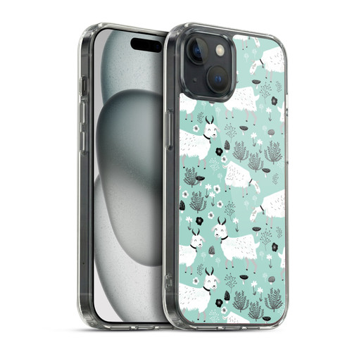 Andrea Lauren Design Animals Goats Soft Gel Case for Apple iPhone 15 Plus & MagSafe