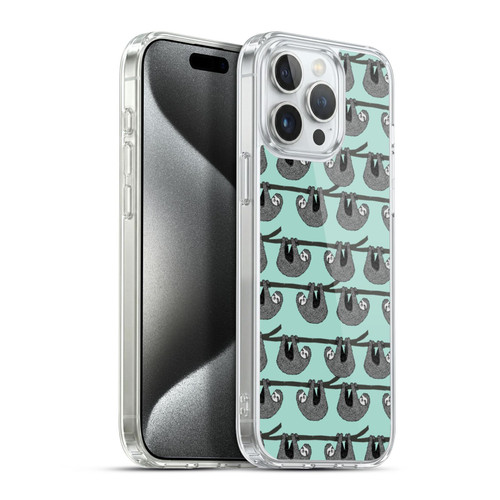 Andrea Lauren Design Animals Sloth Soft Gel Case for Apple iPhone 15 Pro Max & MagSafe