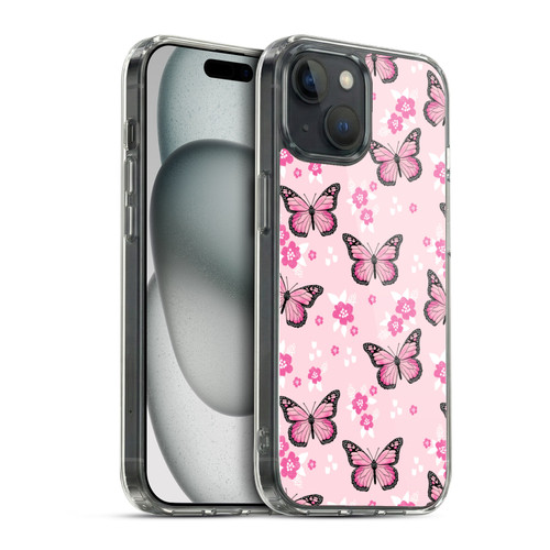 Andrea Lauren Design Lady Like Butterfly Soft Gel Case for Apple iPhone 15 & MagSafe