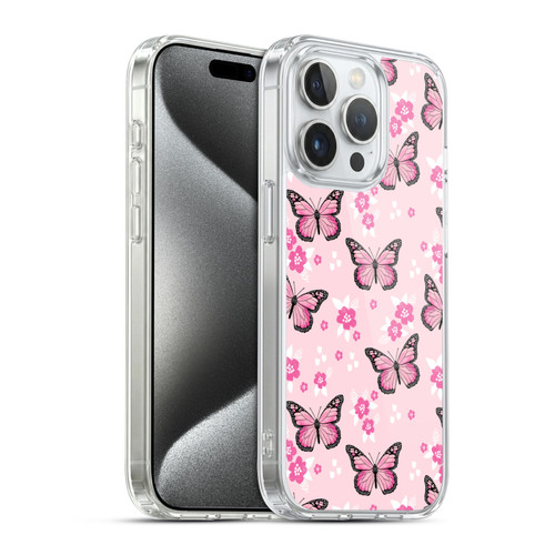 Andrea Lauren Design Lady Like Butterfly Soft Gel Case for Apple iPhone 15 Pro & MagSafe