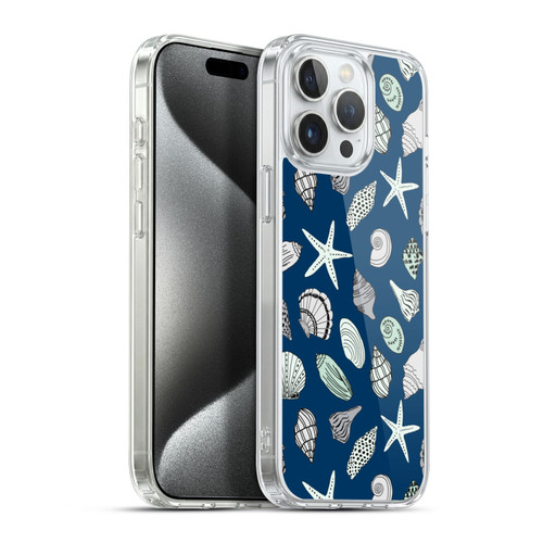 Andrea Lauren Design Sea Animals Shells Soft Gel Case for Apple iPhone 15 Pro Max & MagSafe