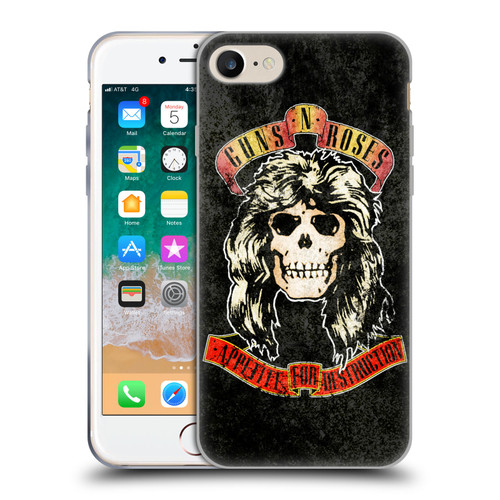 Guns N' Roses Vintage Adler Soft Gel Case for Apple iPhone 7 / 8 / SE 2020 & 2022