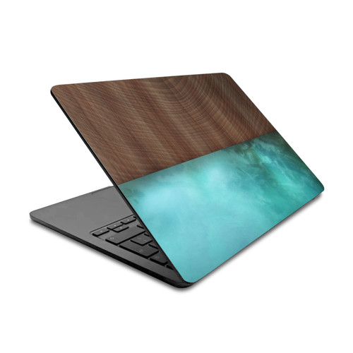 Alyn Spiller Wood & Resin Blocking Vinyl Sticker Skin Decal Cover for Apple MacBook Air 13.6" 2022 / 2024 / 2025 / 2026