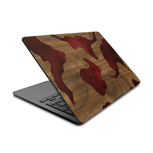 Alyn Spiller Wood & Resin Fire Vinyl Sticker Skin Decal Cover for Apple MacBook Air 13.6" 2022 / 2024 / 2025 / 2026