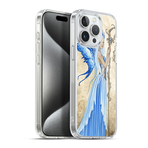 Amy Brown Elemental Series Blue Goddess Soft Gel Case for Apple iPhone 15 Pro Max & MagSafe