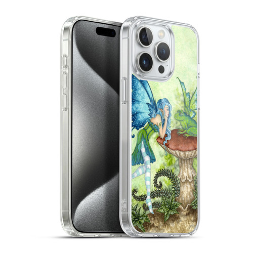 Amy Brown Pixies Frog Gossip Soft Gel Case for Apple iPhone 15 Pro Max & MagSafe