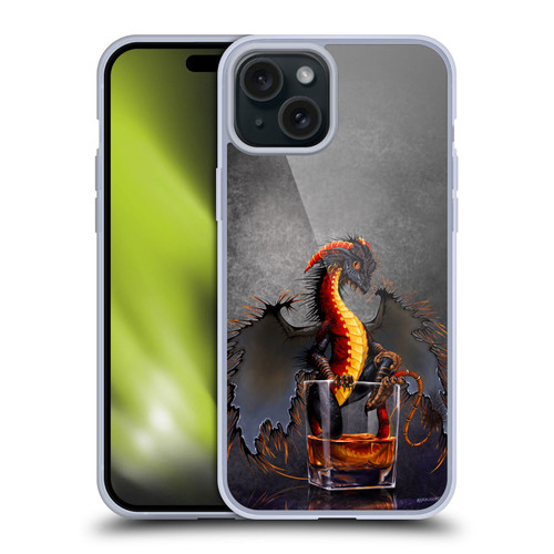 Stanley Morrison Dragons Black Pirate Drink Soft Gel Case for Apple iPhone 15 Plus