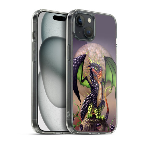 Stanley Morrison Dragons 3 Berry Garden Soft Gel Case for Apple iPhone 15 Plus & MagSafe