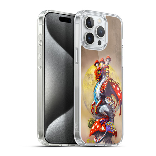 Stanley Morrison Dragons 3 Mushroom Garden Soft Gel Case for Apple iPhone 15 Pro Max & MagSafe
