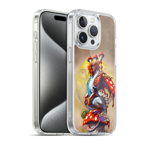 Stanley Morrison Dragons 3 Mushroom Garden Soft Gel Case for Apple iPhone 15 Pro & MagSafe