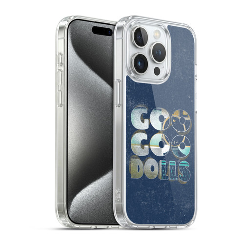 Goo Goo Dolls Graphics Rarities Bold Letters Soft Gel Case for Apple iPhone 15 Pro & MagSafe