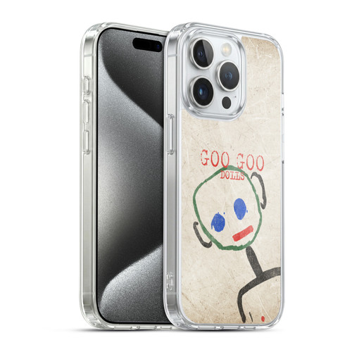 Goo Goo Dolls Graphics Throwback Super Star Guy Soft Gel Case for Apple iPhone 15 Pro & MagSafe