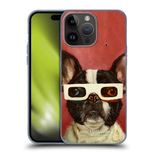 Lucia Heffernan Art 3D Dog Soft Gel Case for Apple iPhone 15 Pro Max