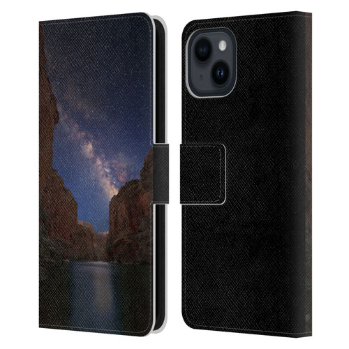 Royce Bair Nightscapes Grand Canyon Leather Book Wallet Case Cover For Apple iPhone 15