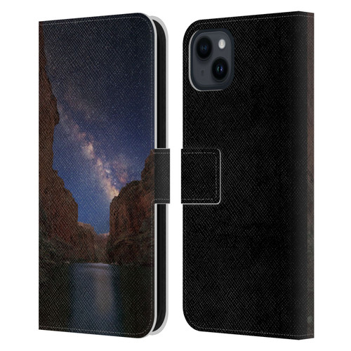 Royce Bair Nightscapes Grand Canyon Leather Book Wallet Case Cover For Apple iPhone 15 Plus