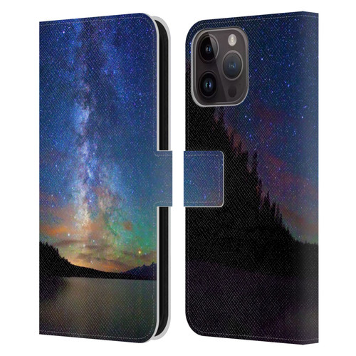 Royce Bair Nightscapes Jackson Lake Leather Book Wallet Case Cover For Apple iPhone 15 Pro Max