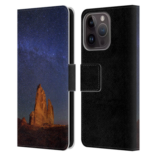 Royce Bair Nightscapes The Organ Stars Leather Book Wallet Case Cover For Apple iPhone 15 Pro