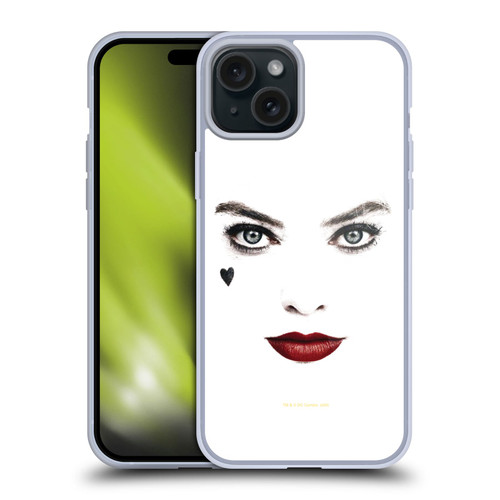 Birds of Prey DC Comics Graphics Harley Hearts Soft Gel Case for Apple iPhone 15 Plus