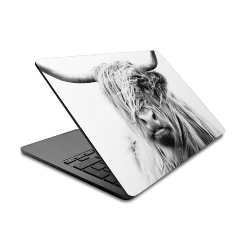 Dorit Fuhg Travel Stories Portrait of a Highland Cow Vinyl Sticker Skin Decal Cover for Apple MacBook Air 13.6" A2681 (2022)