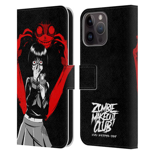 Zombie Makeout Club Art Selfie Leather Book Wallet Case Cover For Apple iPhone 15 Pro Max